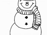Snowman with Scarf Coloring Page Free Snowman & Scarf Coloring Page Christmas Snowman 19
