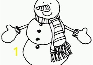 Snowman with Scarf Coloring Page Snowmen Coloring Pages Printable Games 2