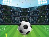 Soccer Goal Wall Mural Abstract Sport soccer Background with Space for Text and