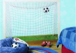 Soccer Goal Wall Mural What A Great Wall Mural for A toy Room or Boys Room whose