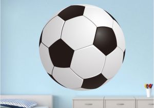 Soccer Murals for Bedrooms soccer Bedroom Wall Graphic soccer Ball Wallpaper Boys