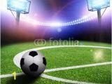 Soccer Stadium Wall Mural Image Stadium In Lights and Flashes Wall Mural