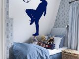 Soccer Wall Mural Decals Boy Playing soccer Wall Decal Football Player Wall Sticker Removable