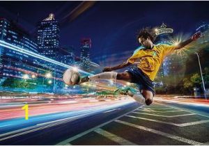 Soccer Wall Murals Wallpaper Street soccer Football Player Brasil Wallpaper Wall