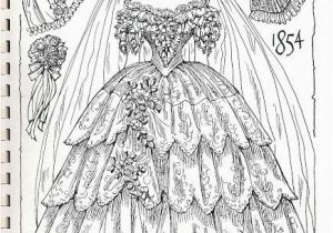 Social Studies Coloring Pages 1800 S 1854 Bridal Fashion Paper Doll Coloring Page Ventura