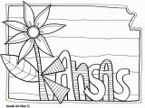 Social Studies Coloring Pages Kansas Coloring Page by Doodle Art Alley