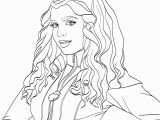 Sofia Carson Coloring Pages Evie Descendants 2 Coloring Page Milahny Bday Pinterest Evie