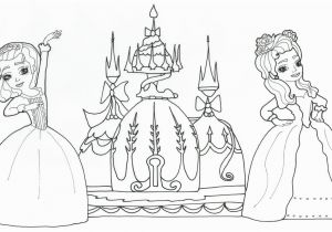Sofia the First Coloring Page Printable Princess Free Clipart 115