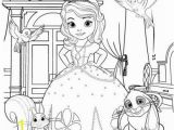 Sofia the First Coloring Page Printable sofia the First Coloring Page