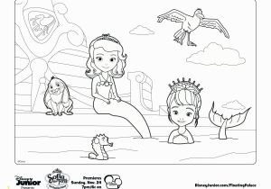 Sofia the First Mermaid Coloring Pages sofia the Mermaid Print Out and Color Away