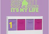 Softball Wall Murals 57 Best softball Wall Decals Images