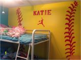 Softball Wall Murals softball Bedroom Ideas 57 Best softball Wall Decals