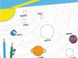 Solar System Coloring Pages for Kids Coloring Page Of solar System