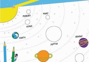 Solar System Coloring Pages for Kids Coloring Page Of solar System
