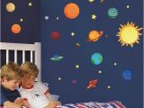 Solar System Wall Mural for Kids the solar System Wall Stickers Decals Children Room Wall Decal