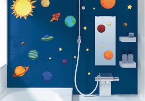 Solar System Wall Mural for Kids the solar System Wall Stickers Decals Children Room Wall Decal