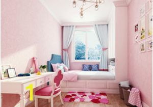 Solid Color Wall Murals nordic Silk solid Color Wallpaper Pink Long Fiber Non Woven Wallpaper for Girl Boy Bedroom Dormitory Decoration Wall Mural Roll