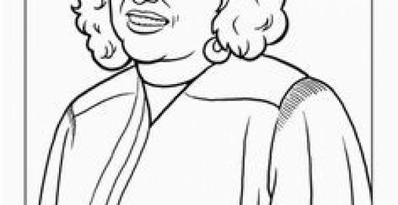 Sonia sotomayor Coloring Page Famous Hispanic Americans Coloring Pages School