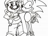 Sonic and Mario Coloring Pages to Print Free Printable Mario Coloring Pages for Kids