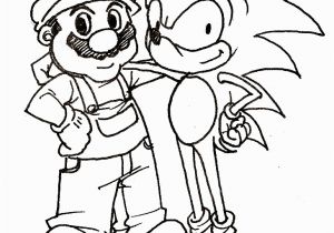 Sonic and Mario Coloring Pages to Print Free Printable Mario Coloring Pages for Kids