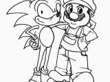 Sonic and Mario Coloring Pages to Print Mario Coloring Pages