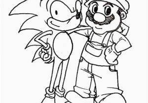 Sonic and Mario Coloring Pages to Print Mario Coloring Pages