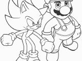 Sonic and Mario Coloring Pages to Print Mario Vs sonic Pages Coloring Pages