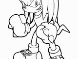 Sonic Tails and Knuckles Coloring Pages sonic Boom Knuckles the Echidna with His Thorny Fists