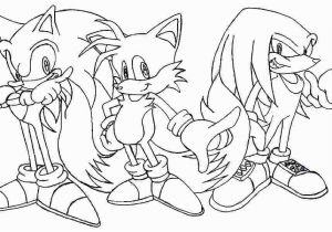 Sonic Tails and Knuckles Coloring Pages Tails Coloring Pages at Getdrawings