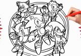 Sonic the Hedgehog and Friends Coloring Pages sonic the Hedgehog Coloring Pages