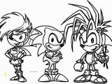 Sonic the Hedgehog and Friends Coloring Pages Three Friends sonic the Hedgehog Coloring Page