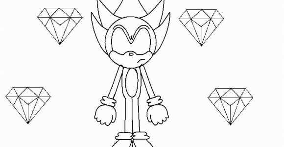 Sonic the Hedgehog Chaos Emeralds Coloring Pages Super sonic the Hedgehog Chaos Emeralds Coloring Pages