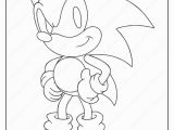 Sonic the Hedgehog Coloring Pages Pdf Free Printable sonic Pdf Coloring Page In 2020