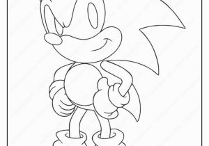 Sonic the Hedgehog Coloring Pages Pdf Free Printable sonic Pdf Coloring Page In 2020
