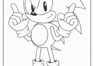 Sonic the Hedgehog Coloring Pages Pdf Printable sonic Pdf Coloring Page