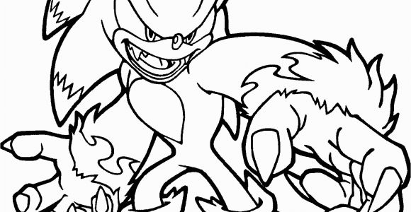 Sonic Unleashed Coloring Pages to Print sonic the Werehog Coloring Pages to Print Coloring Home