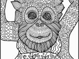 Soul Eater Coloring Pages Animal Coloring Page Monkey Printable Adult Coloring Page