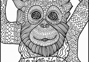 Soul Eater Coloring Pages Animal Coloring Page Monkey Printable Adult Coloring Page