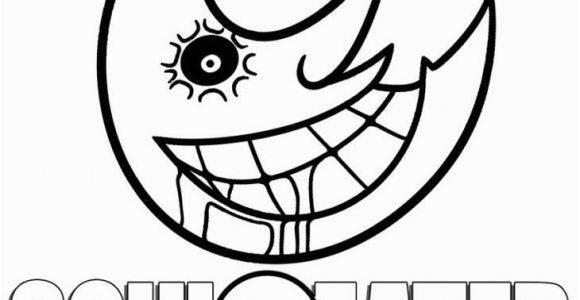 Soul Eater Coloring Pages the Creepy Moon In soul Eater Coloring Pages