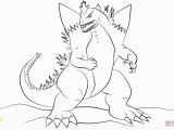 Space Godzilla Coloring Pages Space Godzilla Coloring Page