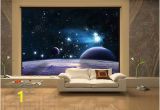 Space Murals for Rooms 100" X 145" Space 3d Sky Clouds Stars Wall Murals Wallpaper Home