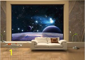 Space Murals for Rooms 100" X 145" Space 3d Sky Clouds Stars Wall Murals Wallpaper Home