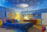 Space Murals for Rooms Space themed Room Decor Ideas Kids toddler Teen Outer Galaxies