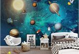 Space Wall Mural Amazon Aawang Costom Embossed Wallpaper Hand Drawn Space