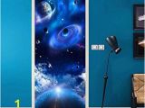 Space Wall Mural Stickers Amazon Pbldb Pvc Wallpaper Modern Universe Starry Sky