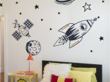 Space Wall Mural Stickers Kids Bedroom Wall Stickers Outer Space Full Feature Pack