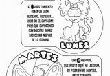 Spanish Days Of the Week Coloring Pages Coloring Pages Days Of the Week In Spanish Free