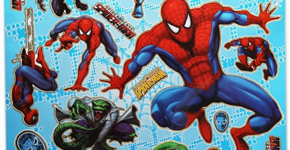 Spider Man Jumbo Coloring Book Amazon Blue Spider Sense Spiderman Sticker Sheet