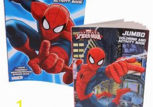 Spider Man Jumbo Coloring Book Ultimate Spiderman Jumbo Coloring & Activity Book