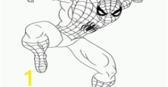 Spider Man Noir Coloring Pages Spider Man In Action Coloring Page